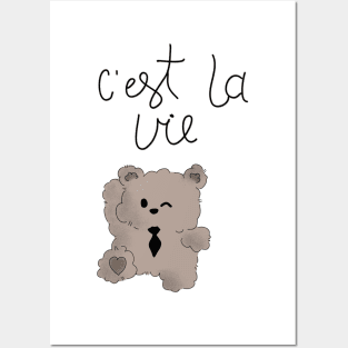 little bear working Posters and Art